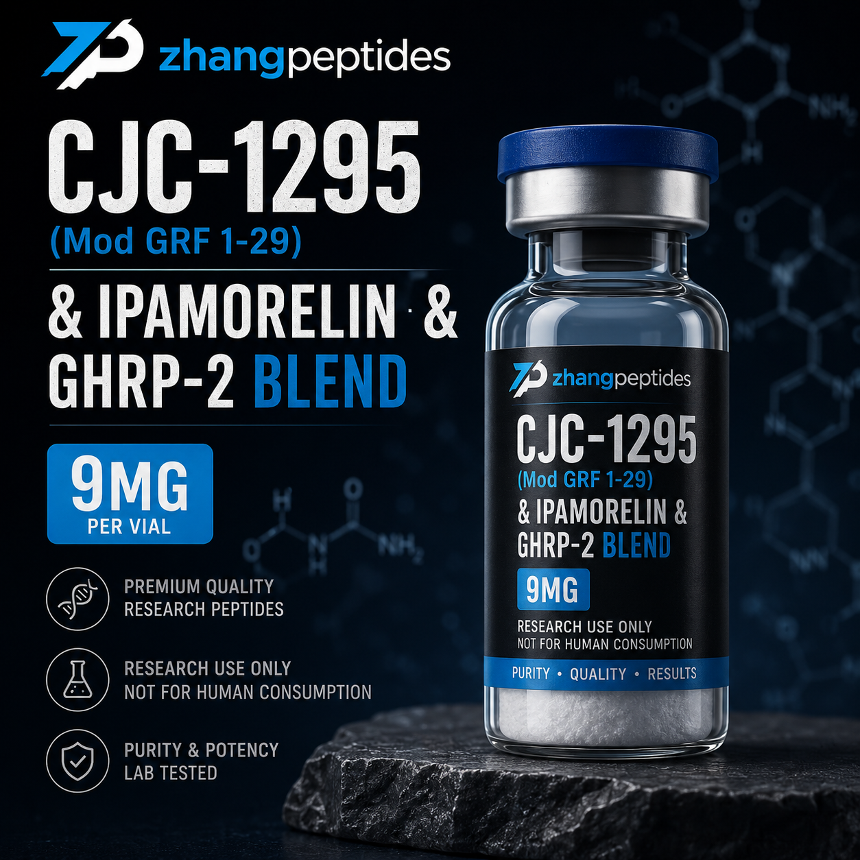 cjc-1295-ipamorelin-ghrp2-blend-9mg CJC-1295 (Mod GRF 1-29) & Ipamorelin & GHRP-2 Blend (9mg)