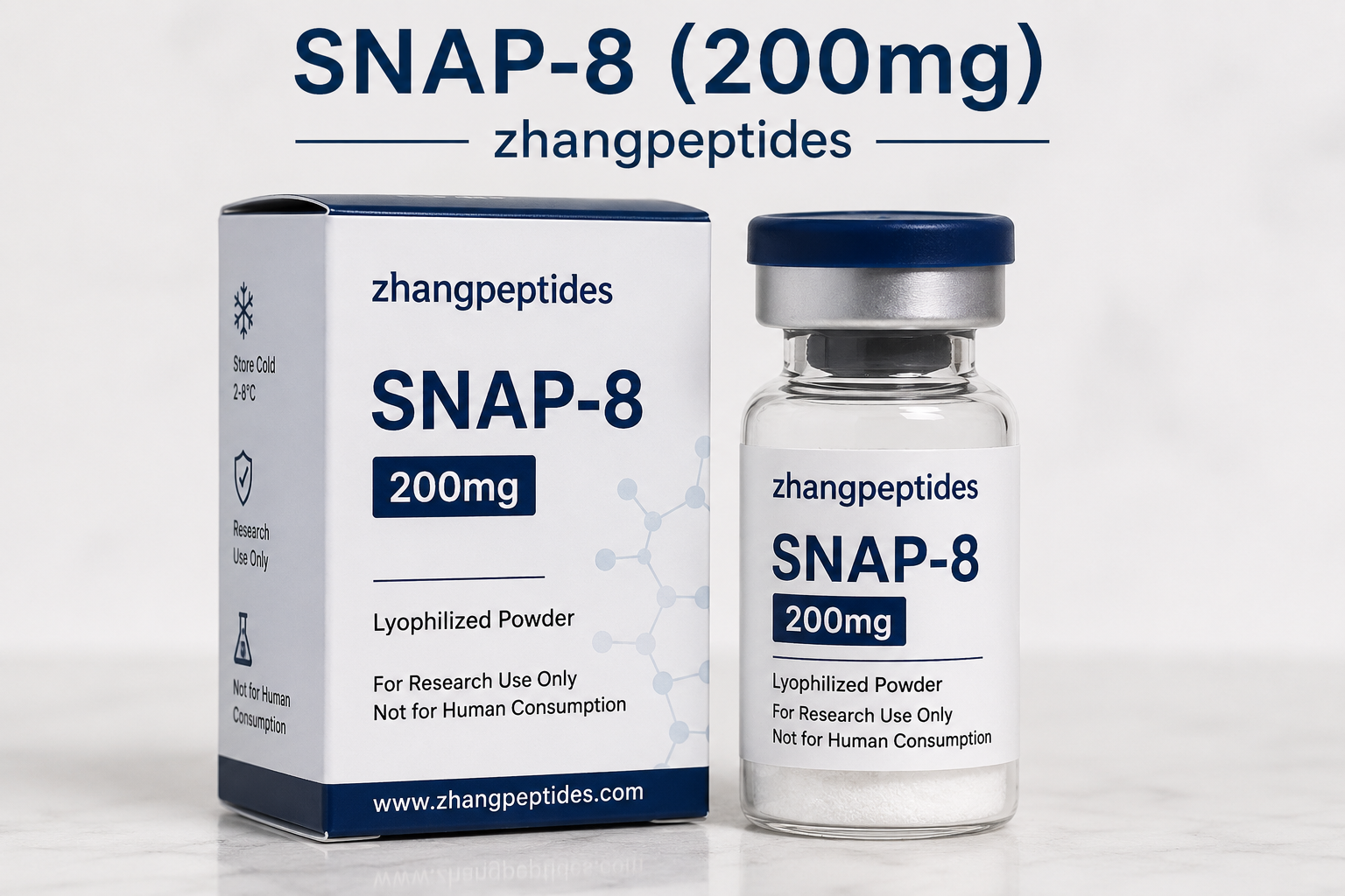 snap-8-200mg-peptide SNAP-8 (200mg) Research Peptide Vial